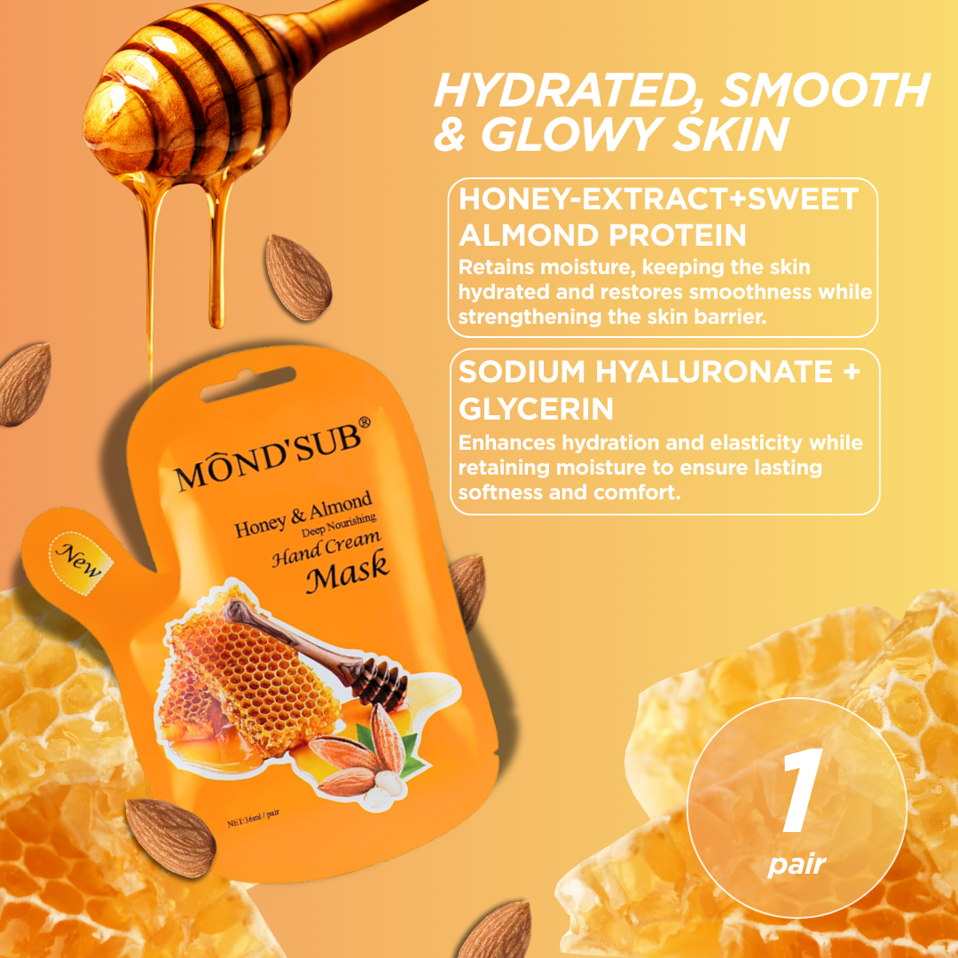 Honey & Almond Deep Nourishing Hand Cream Mask