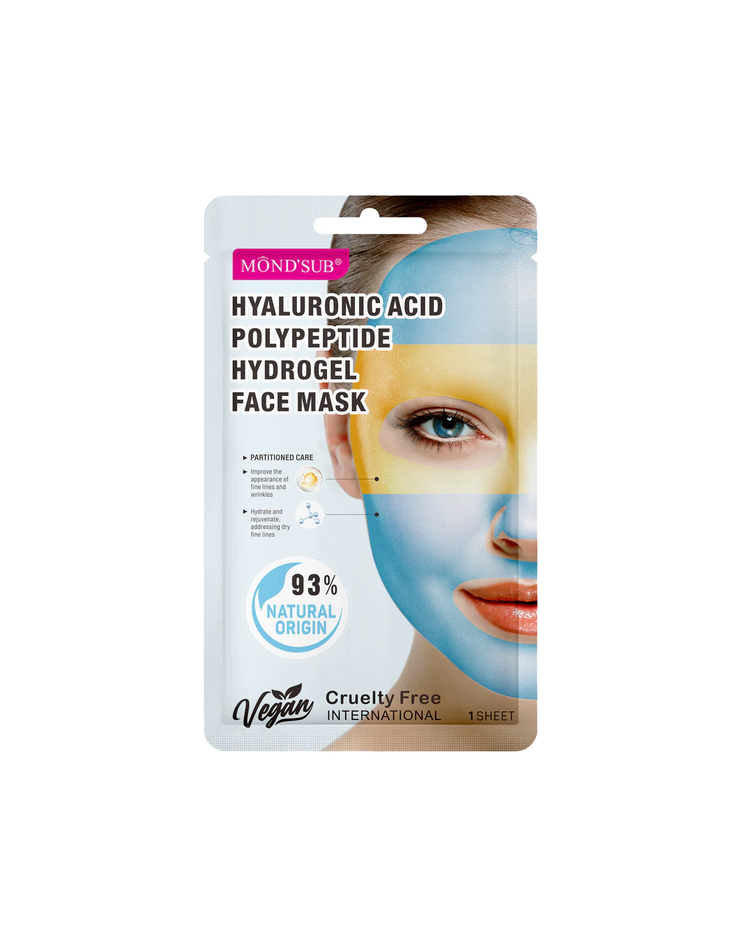 Hyaluronic Acid Polypeptide Hydrogel Face Mask - Firming & Moisture Boost