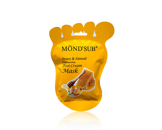 HONEY AND ALMOND DEEP NOURISHING FOOT CREAM MASK