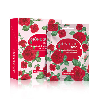 ROSE HYDRATING & BRIGHTENING FACIAL MASK
