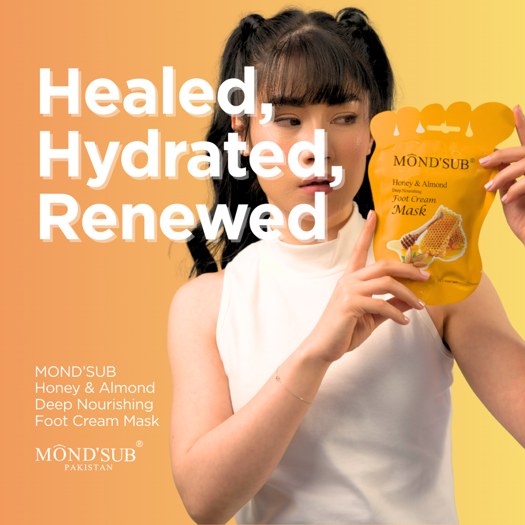 Honey & Almond Deep Nourishing Foot Cream Mask