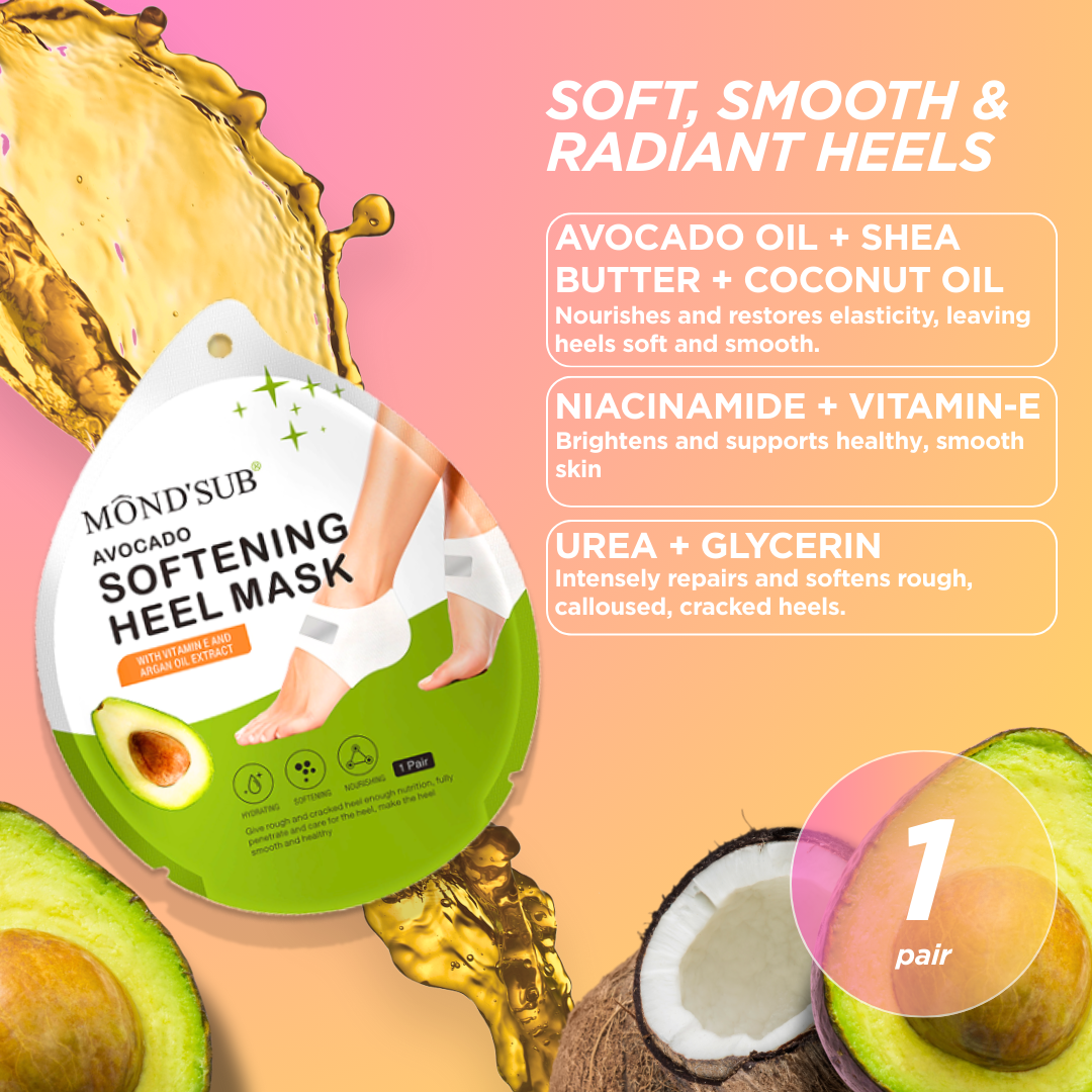 Avocado Softening Heel Mask
