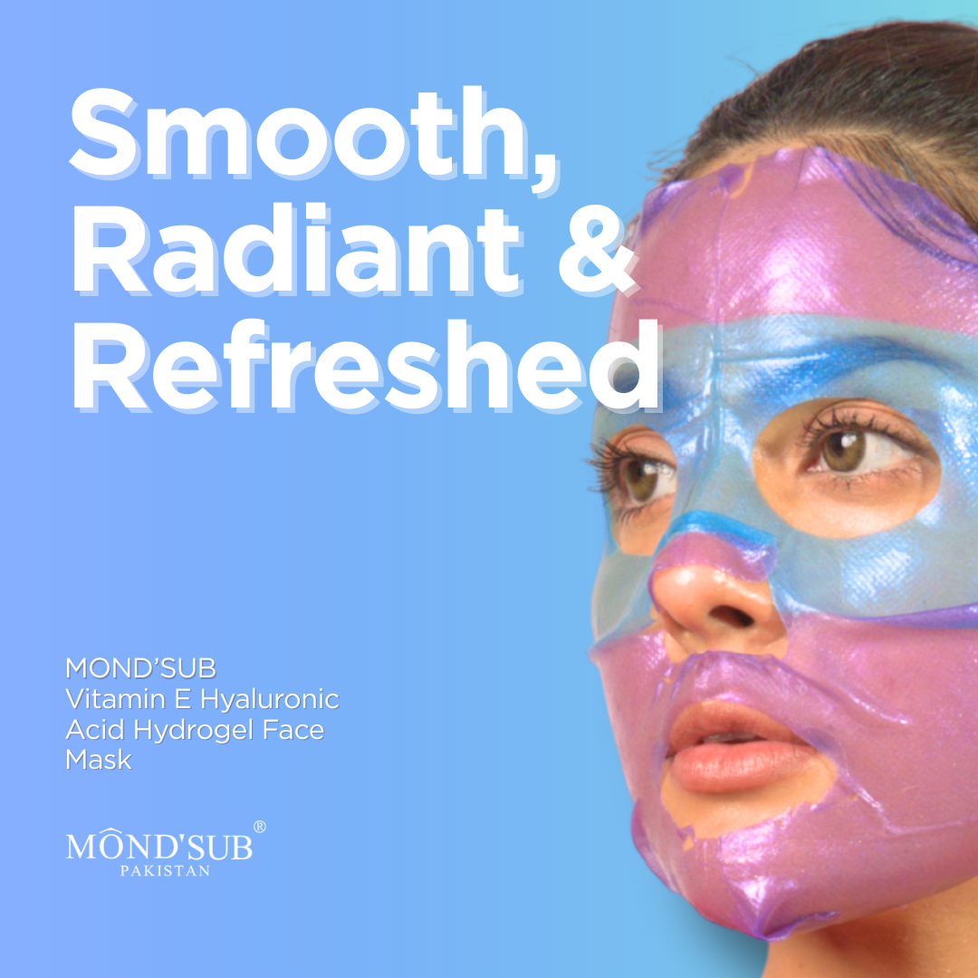 Vitamin E Hyaluronic Acid Hydrogel Face Mask