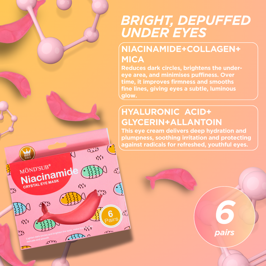 Niacinamide Crystal Eye Mask For Dark Circles & Puffiness