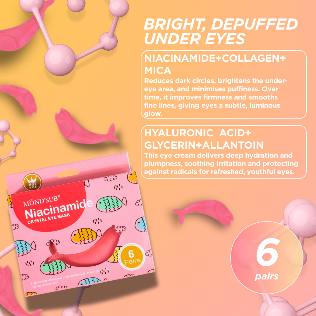 Niacinamide Crystal Eye Mask For Dark Circles & Puffiness
