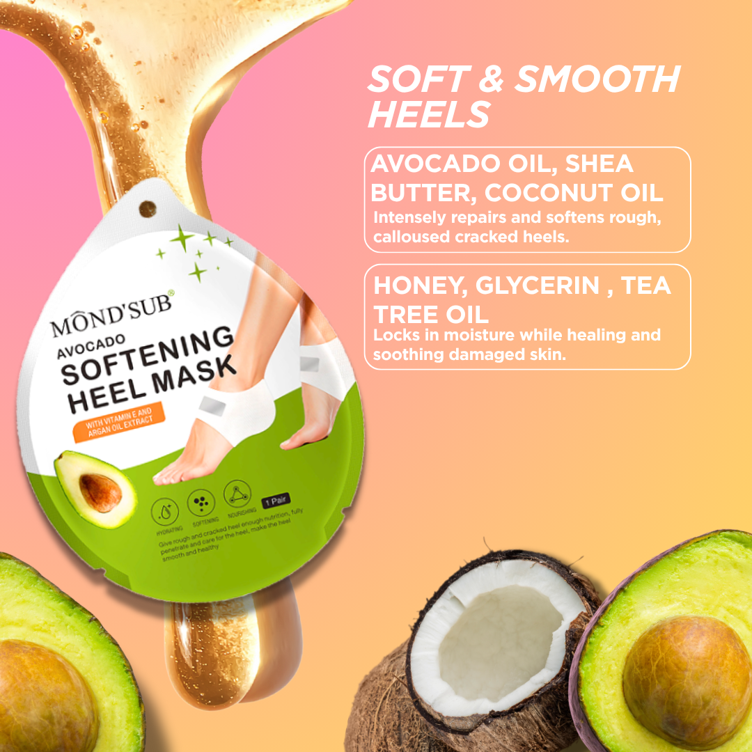 Avocado Softening Heel Mask