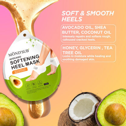 Avocado Softening Heel Mask