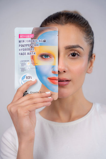 HYALURONIC ACID POLYPEPTIDE HYDROGEL FACE MASK