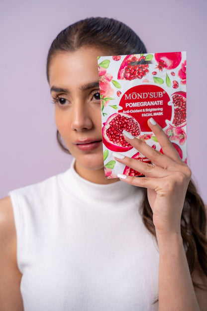 POMEGRANATE ANTI-OXIDANT & BRIGHTENING FACIAL MASK