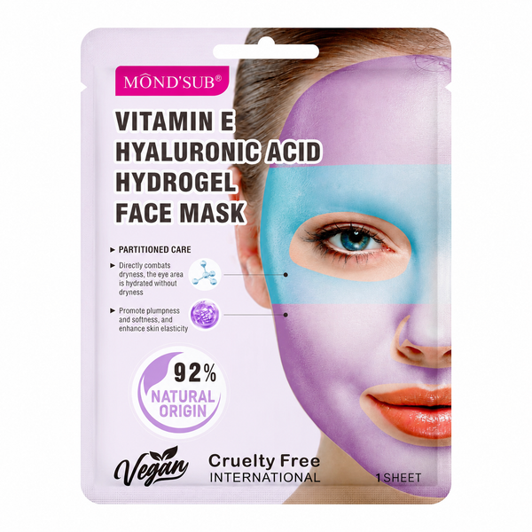 Vitamin E Hyaluronic Acid Hydrogel Face Mask